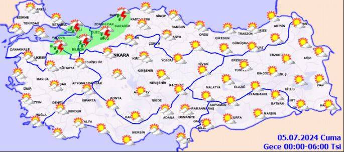 Gök gürültülü sağanak geliyor! Meteoroloji il il sıraladı. Bu saatlere dikkat - Resim: 15